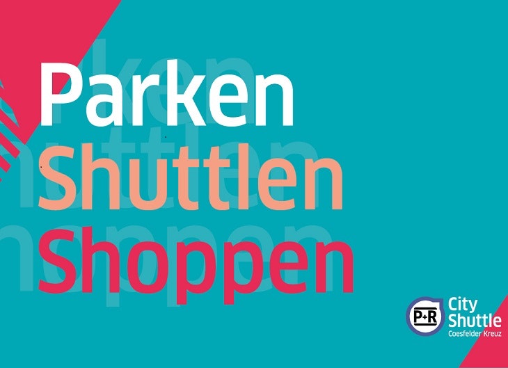 Parken Shuttlen Shoppen Münster