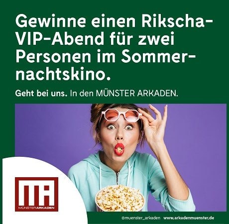 Sommernachtskino Münster – Gewinne VIP-Rikscha-Tickets