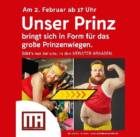 Das große Prinzenwiegen in den MÜNSTER ARKADEN