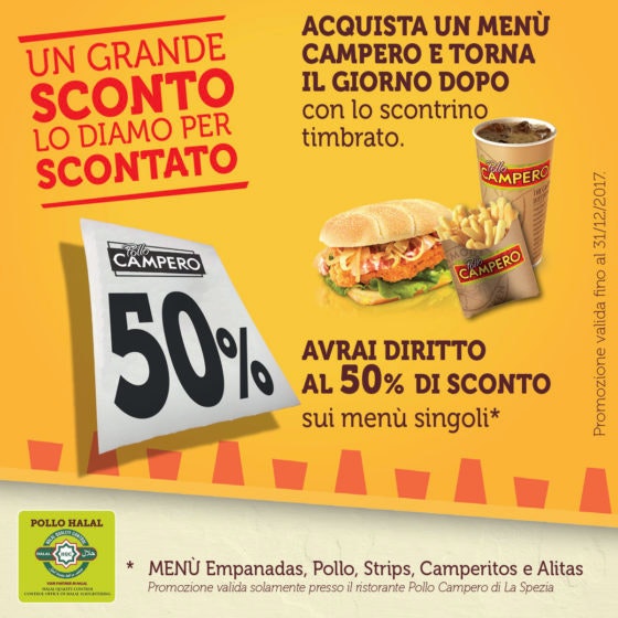 Promo 50% 1200X1200 facebook La Spezia