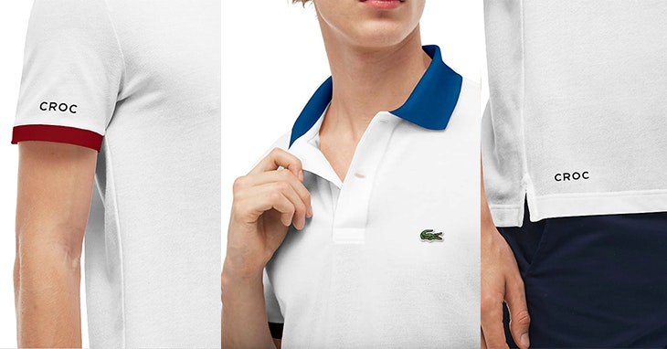 Personalize o seu polo, Lacoste