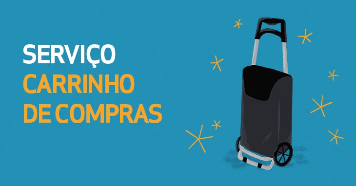 O Colombo tem agora disponível um serviço de requisição de carrinhos de compras