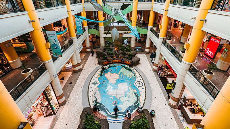 colombo shopping center interior