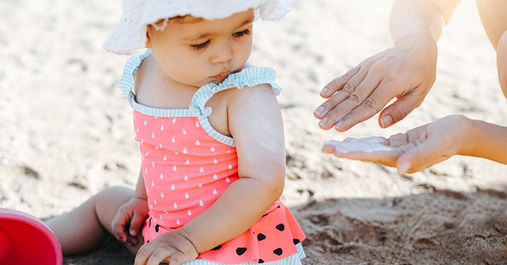 Protetor Solar para Bebés e Crianças com menos de 1 ano