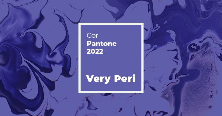  Sugestões na cor pantone para o ano 2022: Very Peri