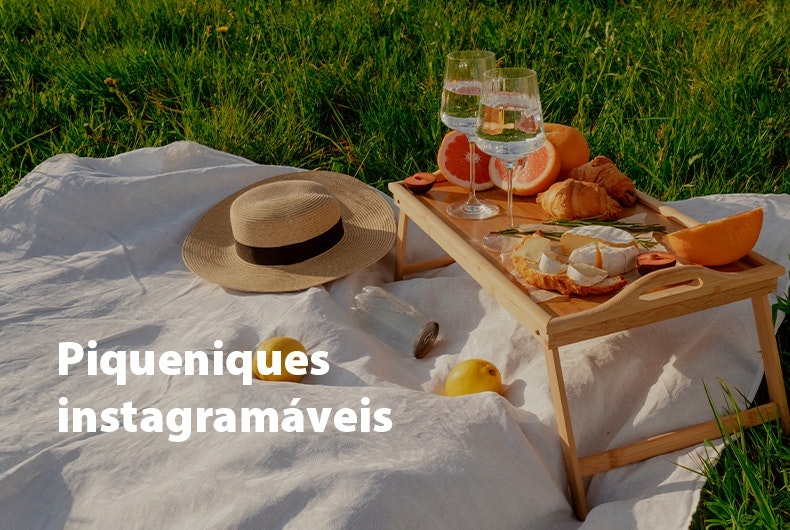 O que levar para um piquenique e torná-lo instagramável