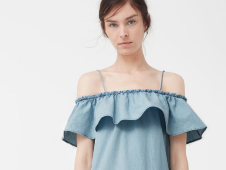 Vestido ganga folho (2999€)