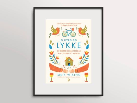 Livro sobre a felicidade.