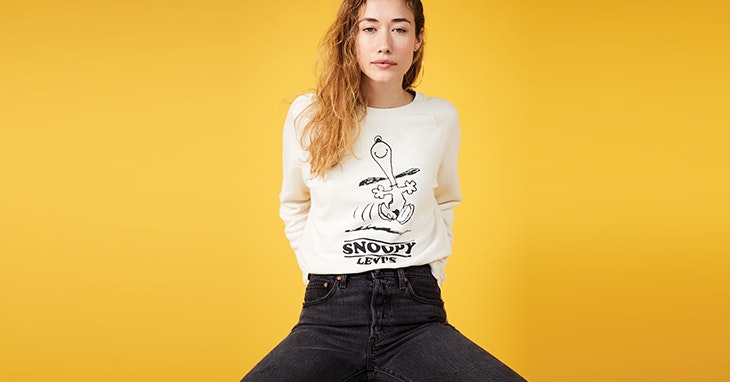 Levis e clearance snoopy