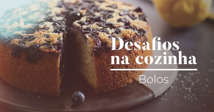 Desafios na Cozinha: 5 receitas de bolos para adoçar o dia