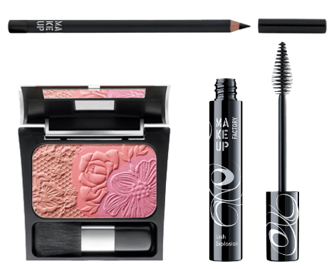 Blusher, 15,60€, Kajal Definer, 9,20€ e Lash Explosion, 12,80€