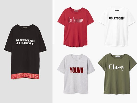 Estas t-shirts falam