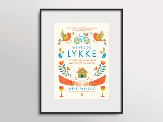Livro sobre a felicidade.
