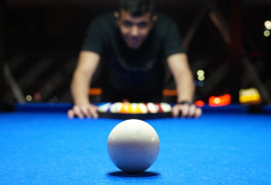 O bilhar joga-se no nosso Centro