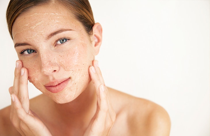exfoliante facial casero