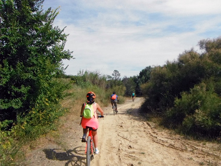 ruta en bici