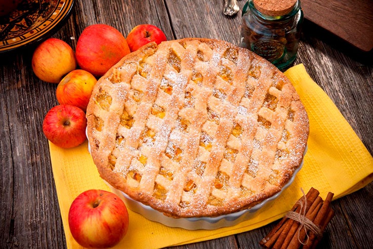 Tarta de manzana casera