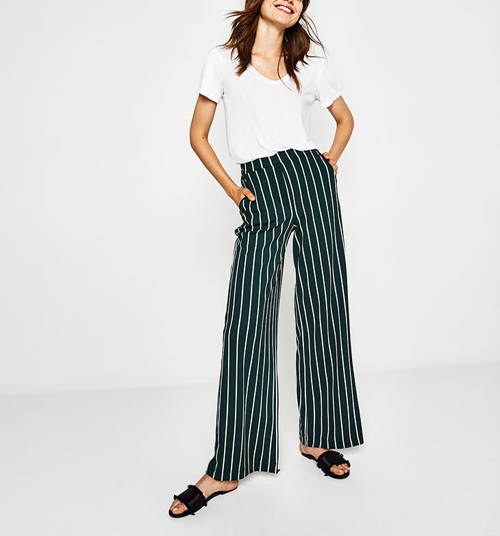 pantalones palazzo