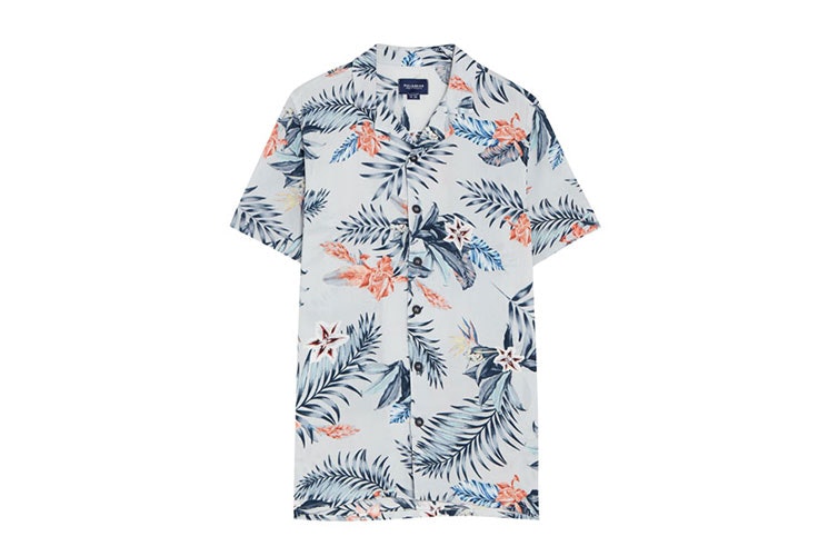 camisa estampada PullandBear
