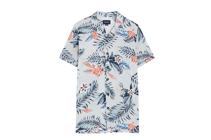 camisa estampada PullandBear 