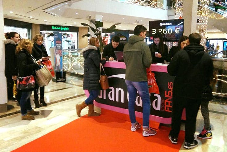 Acércate al stand de PromoFans de GranCasa y consigue tu cupón.