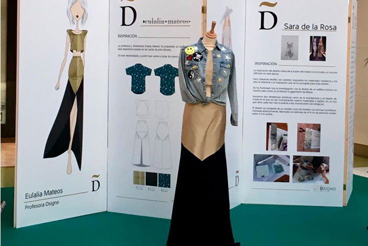 exposicion de diseno vestidos