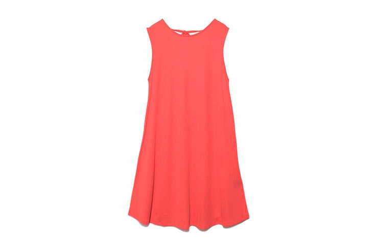 living coral en moda vestido