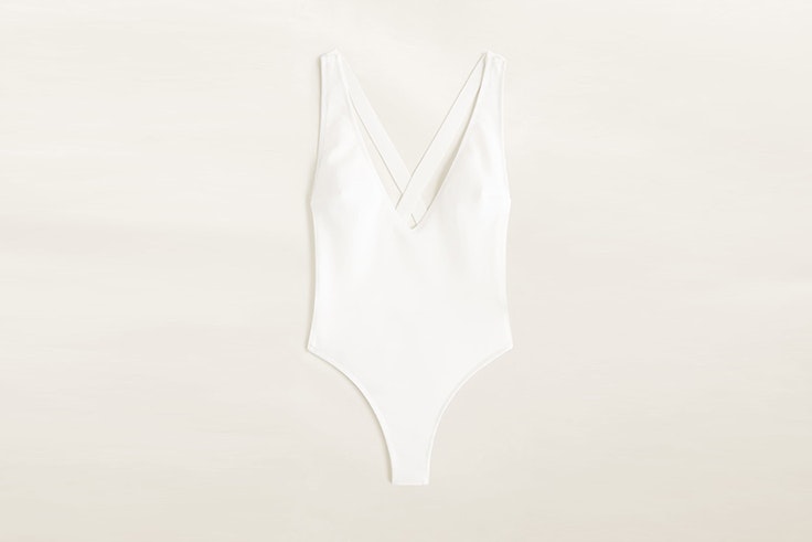Bañador blanco de Mango