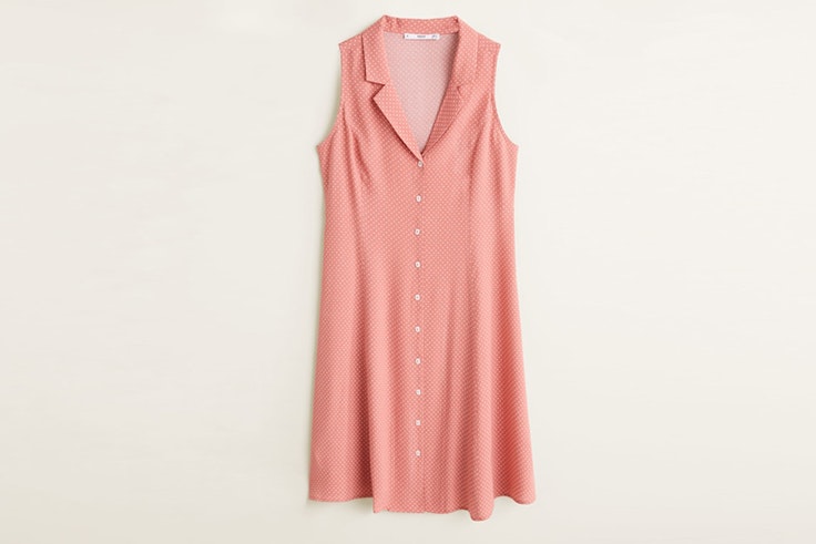 vestido-rosa-lunares-camisero-mango