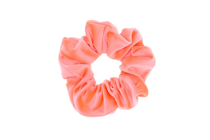 coletero scrunchies rosa claro claires