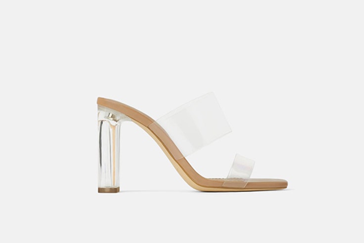 sandalias transparentes zara calzado de verano