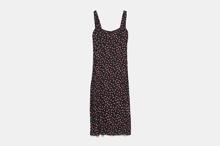 Vestido floral zara