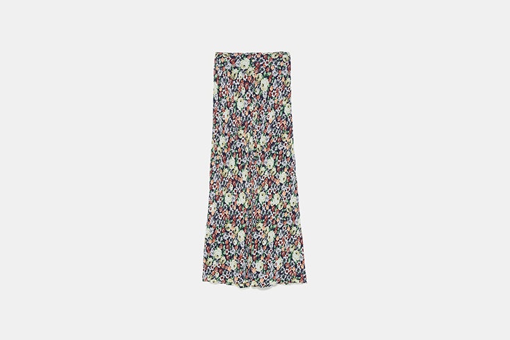 falda flores zara el estilo de anne laure mais
