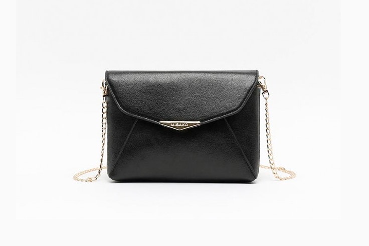 bolso de fiesta negro bandolera misako