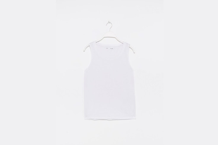 camiseta basica blanca de sfera jeanette madsen