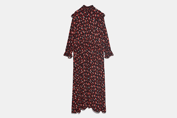 vestido zara esenciales de septiembre