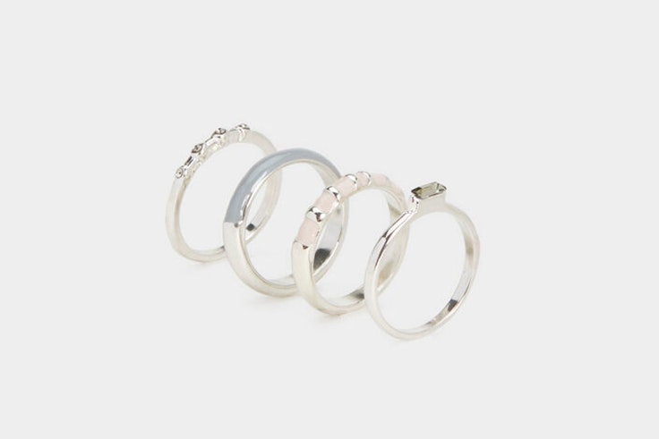 anillos plata parfois