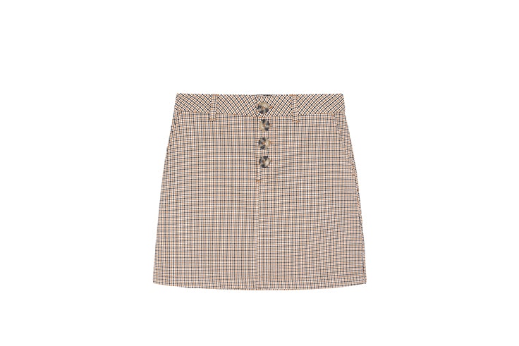 falda mini cuadros springfield faldas