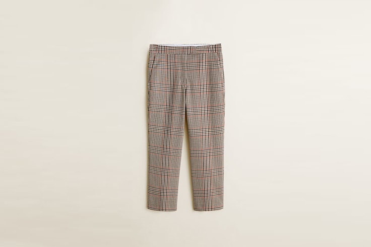 pantalón de cuadros de mango Saray Luis Martín