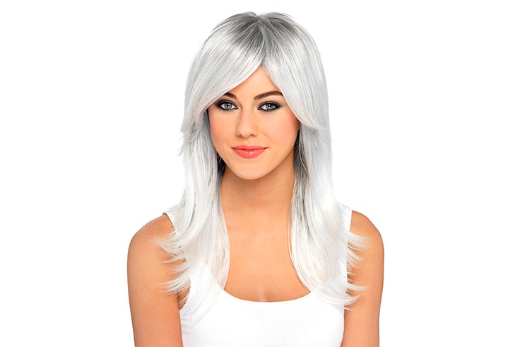 peluca blanca claires