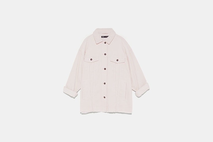 sobrecamisa pana color crudo zara Patricia Aguado