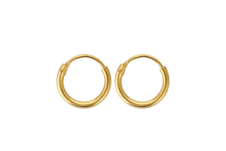 pendientes aro dorados bijou brigitte