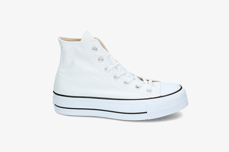 Converse blancas de plataforma. Disponibles en Pablo Ochoa