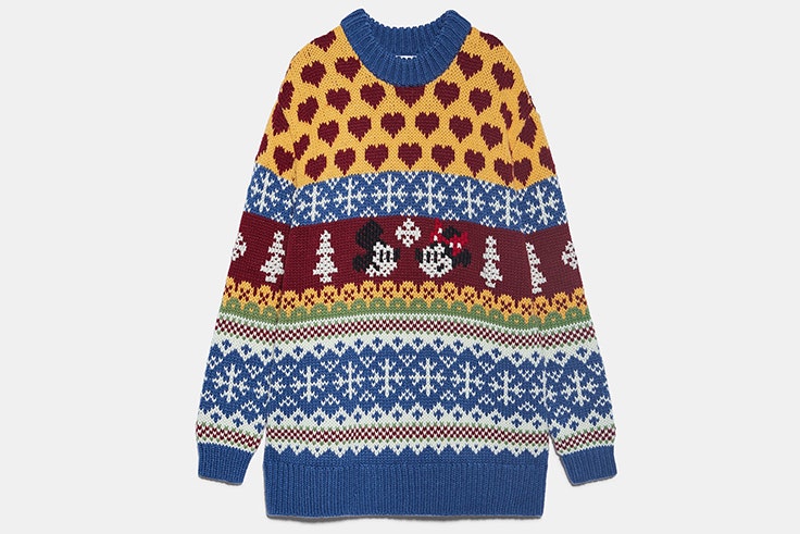 Jersey de jacquard de colores de Zara
