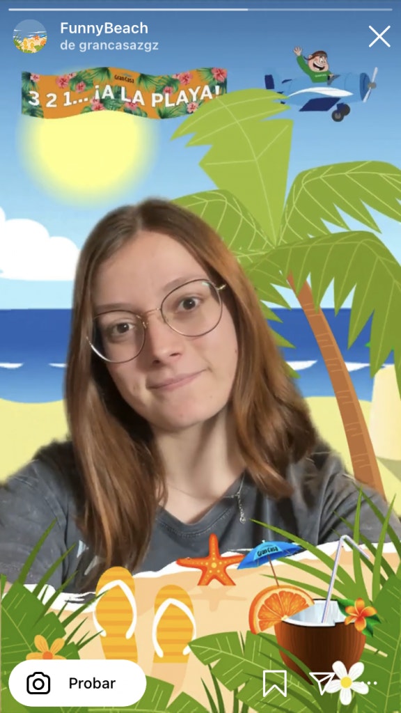 Te traemos la playa a GranCasa Uno de los filtros de la promoción 3, 2, 1... ¡A la playa!