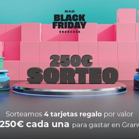 ¡Sorteamos 4 tarjetas regalo de 250€ en Black Friday!