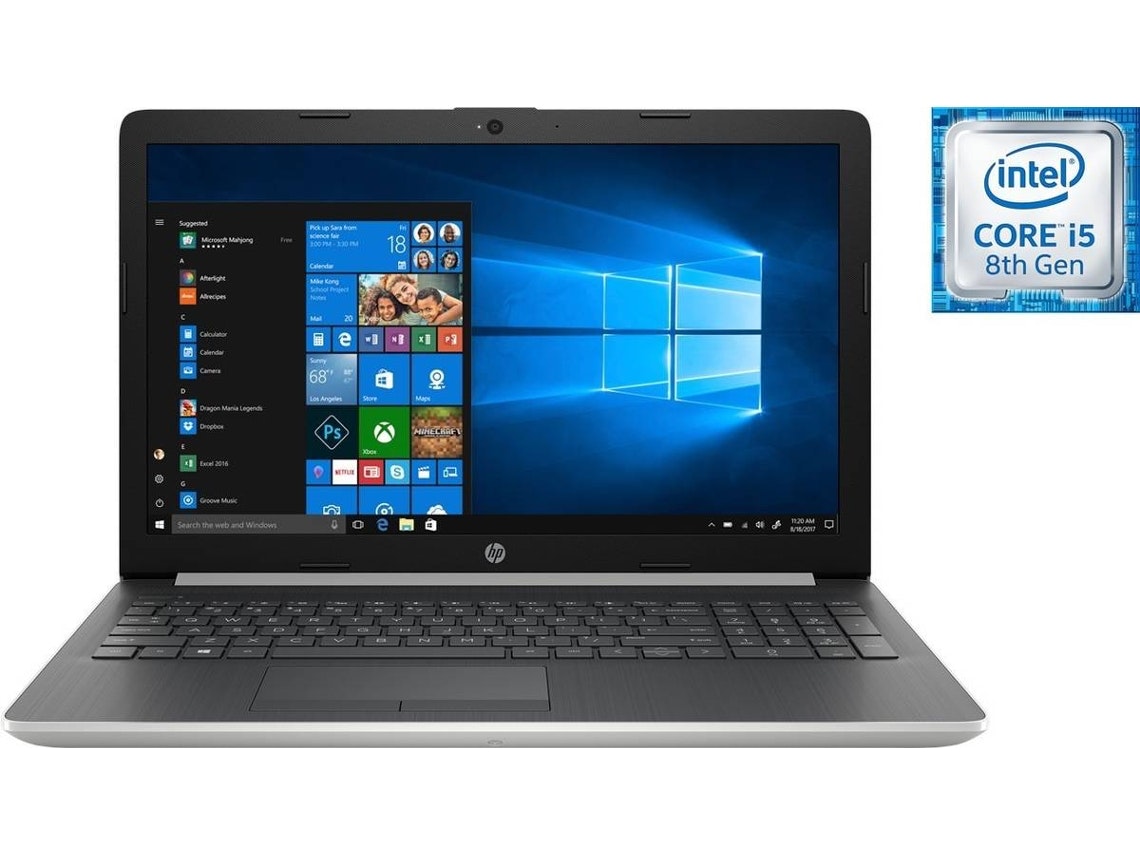 Portátil 15,6'' HP Notebook 15-da0027np, 649,99€, na Worten