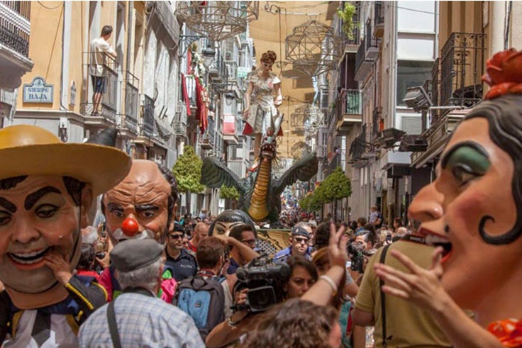 desfile de Gigantones