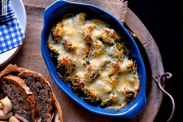 Brócoli con bechamel