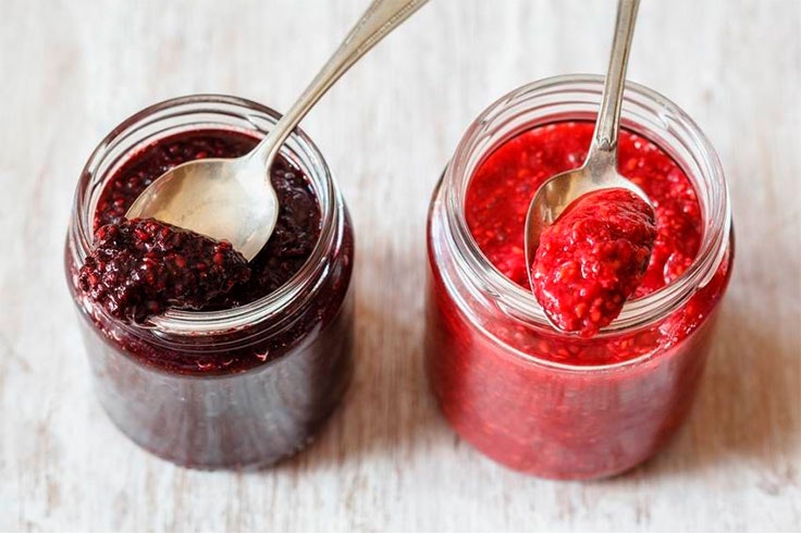 mermelada con chia